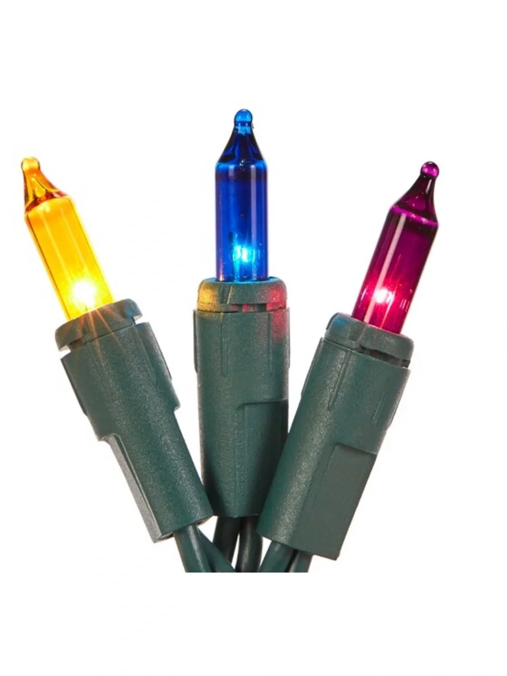 Set-3 💡100-count each 🕯️20.6-ft String-A-Long Multi-Color -Blue & Purple